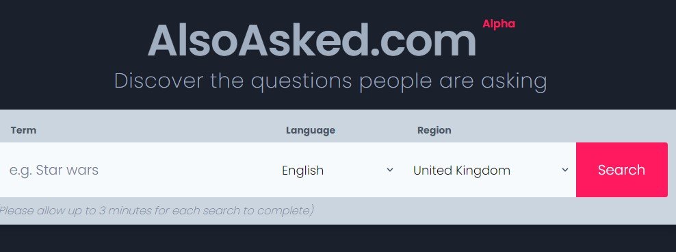 AlsoAsked.com SEO Tool